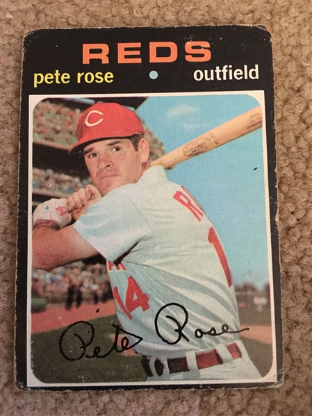 PETE ROSE 1971 TOPPS #100 $80-$200.00