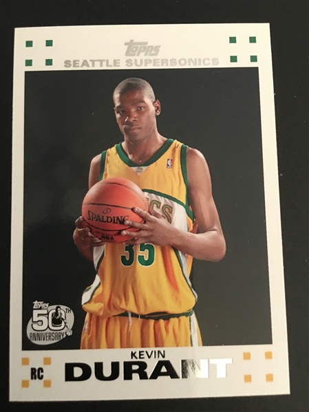KEVIN DUANT ROOKIE TOPPS 
