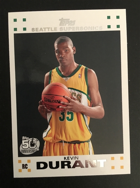 KEVIN DURANT TOPPS ROOKIE 