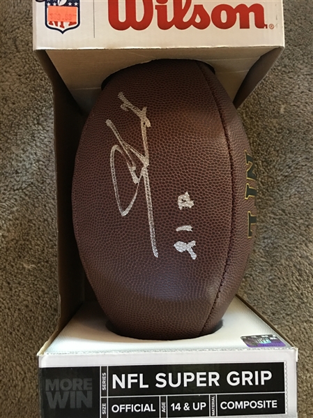 A J GREEN SIGNED on WILSON NFL FOOTBALL New in BOX