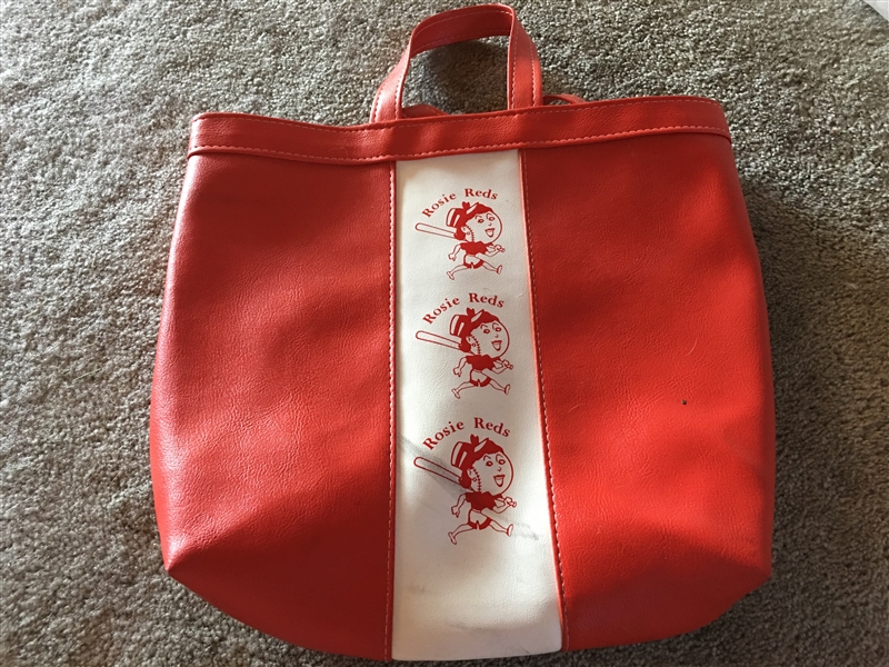 ROSIE REDS 1960s VINTAGE LEATHER POUCH / BAG 