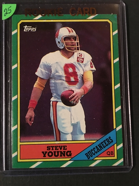 STEVE YOUNG 1986 TOPPS ROOKIE $25 - $60