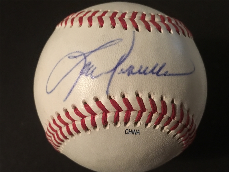 LOU PINIELLA SIGNED MINOR LG SNOW WHITE Reds 1990 W S Manager