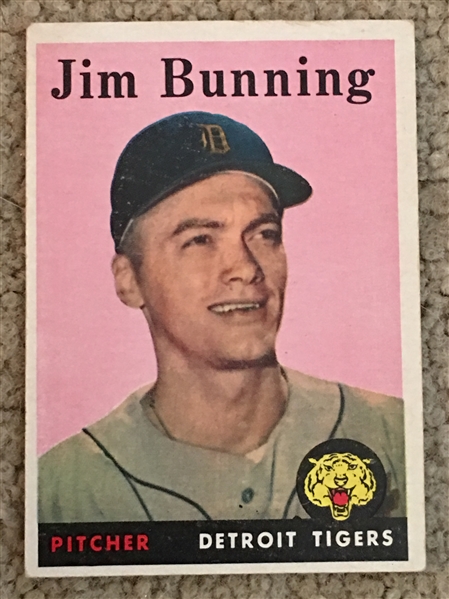 JIM BUNNING 1958 TOPPS #115 Senator + Our Friend RIP