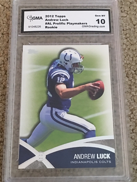 ANDREW LUCK 2012 TOPPS ROOKIE 10 Gem Mint