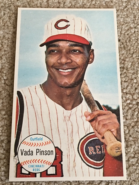 VADA PINSON 1964 TOPPS GIANTS NM-MINT Beauty