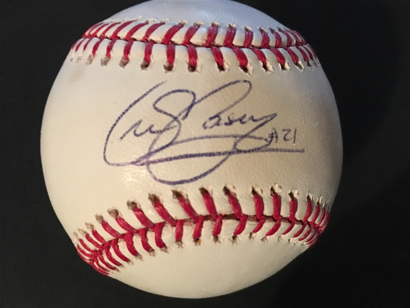 SEAN CASEY "THE MAYOR" SIGNED MLB BALL Beauty 