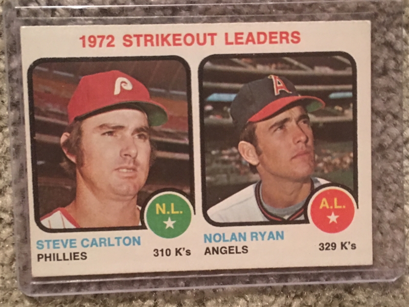 1973 SET BREAK: CARLTON / NOLAN RYAN HOF #67