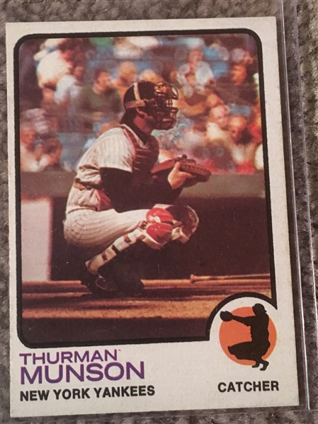 1973 SET BREAK: THURMAN MUNSON #142 