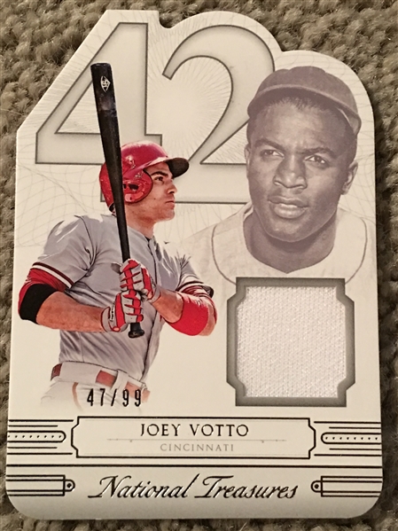 VOTTO G/W ACTUAL JERSEY HE WORE IN JACKIE ROBINSON DAY GAME