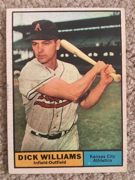 1961 TOPPS BREAK: DICK WILLIAMS #8