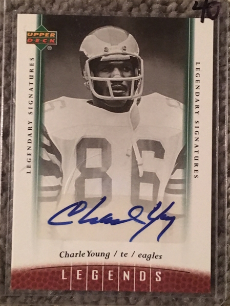 CHARLEY YOUNG AUTO INSERT 