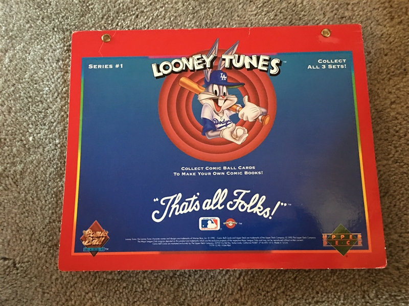 LOONEY TUNES SERIES 1 RED 99 CARD SET 1990
