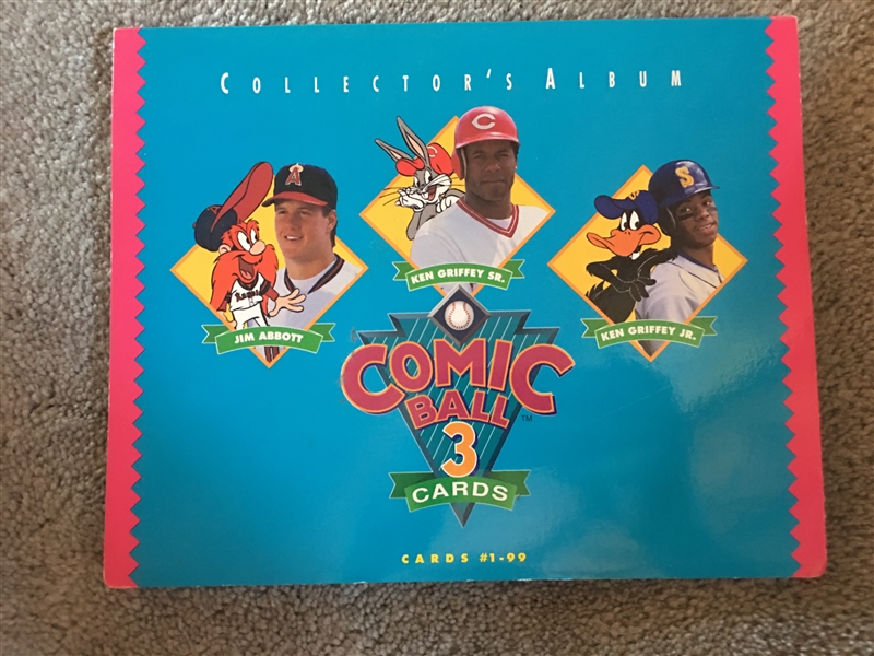 COMIC BALL 3 with GRIFFEY Jr & Sr 99 CARDS 9 Holograms
