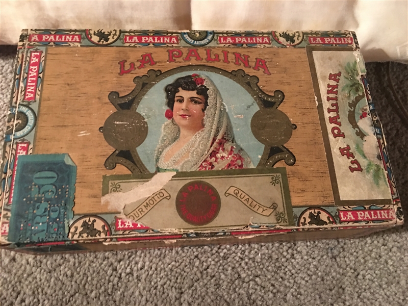 VINTAGE CIGAR BOX FULL OF EVERYTHING1 Box is $20 Empty