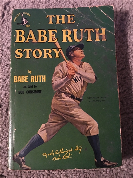 1948 THE BABE RUTH STORY BOOK by Babe Ruth 1st Ed