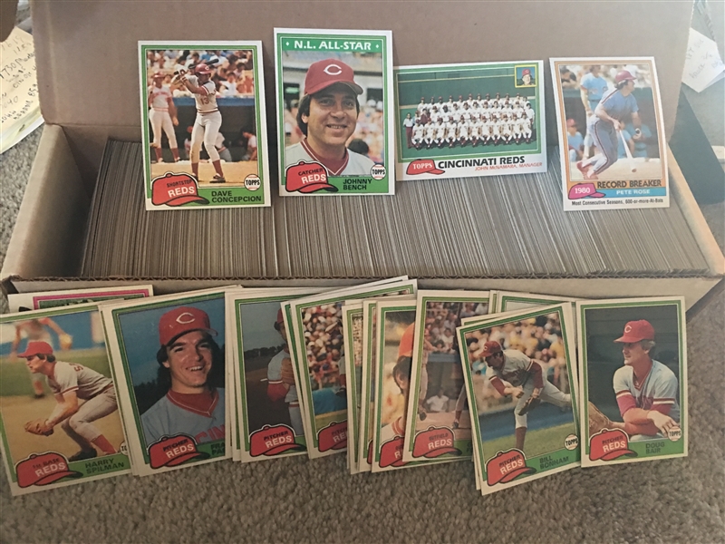 THE MOST Gem Mint 1981 TOPPS BASEBALL SET on the PLANET !