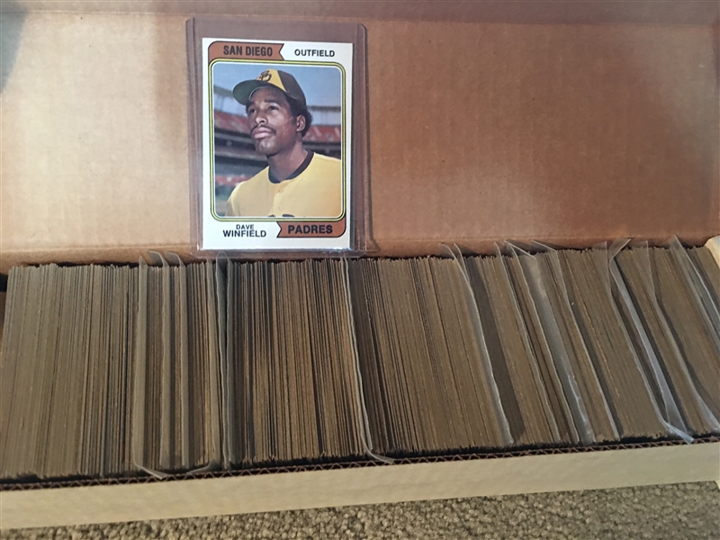 1974 TOPPS COMPLETE SET - STARS IN PENNY SLEEVES $250-$500.00 on eBay