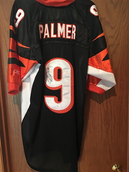 CARSON PALMER BEAUTIFUL SIGNED JERSEY Please Read