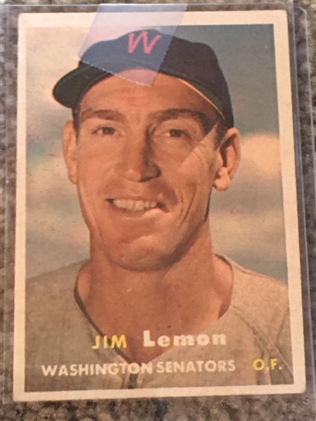 1957 TOPPS BREAK: JIM LEMON #57
