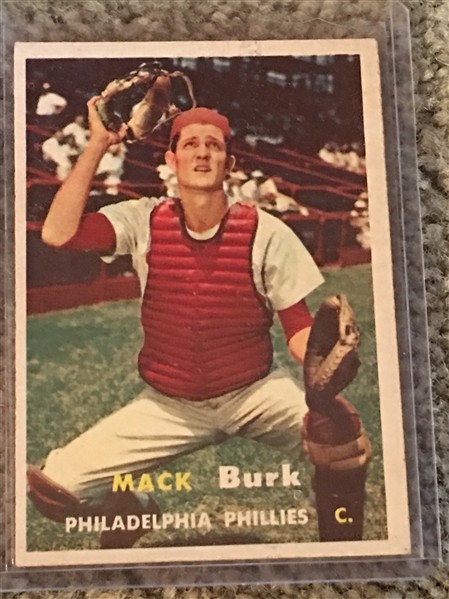 1957 BEAK: MACK BURK #91