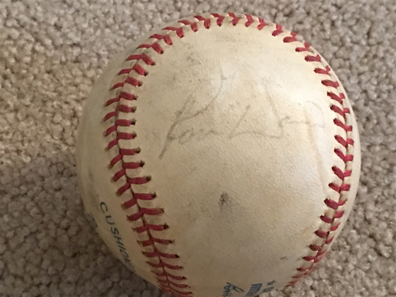 RON DAVIS 1978-88 YANKEES TWINS SIGNED Game Used? AL BALL 