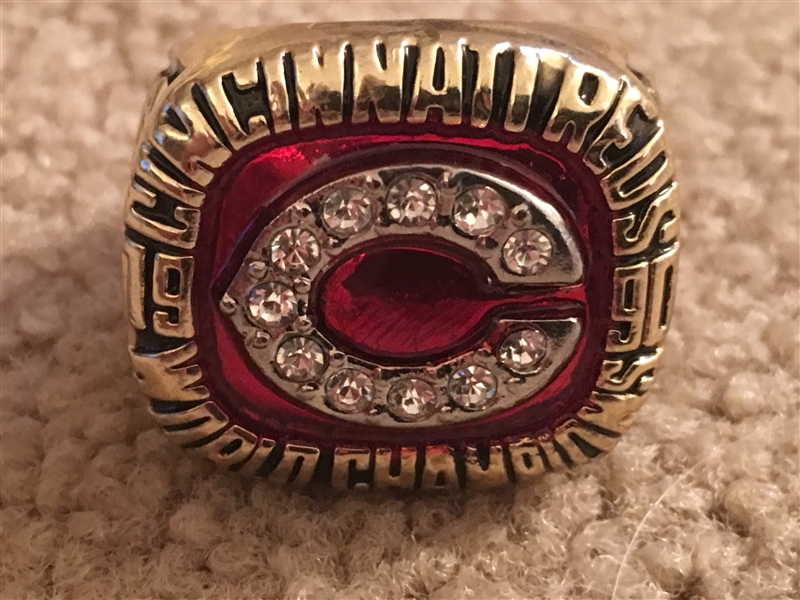 1990 REDS W.S. REPLICA RING Sx 11 "SWEEP" 