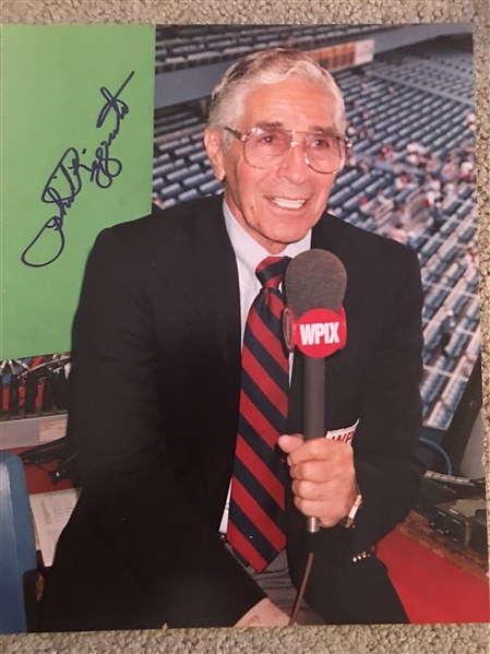 PHIL The Scooter RIZZUTO HOF SIGNED 8x10 PHOTO Not Mint