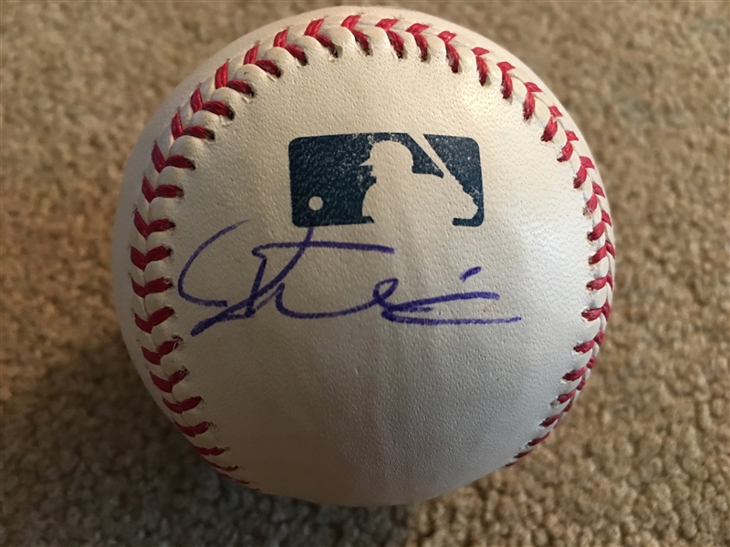 JESSE WINKER ROOKIE Year SIGNED Snow White BASEBALL Cool 