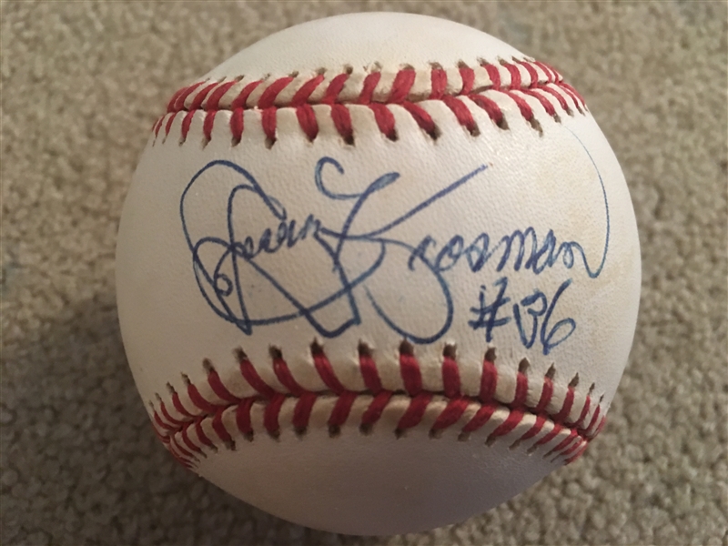 JERRY KOOSMAN Beauty SIGNED MLB BALL Rookie w Nolan Ryan