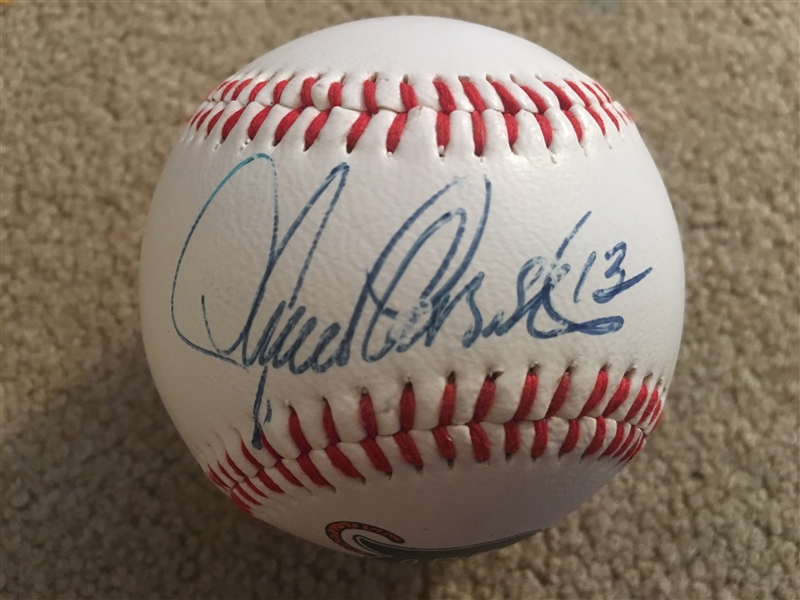 LANCE PARRISH Played 20 Years in ML SIGNED TIGERS LOGO BALL 