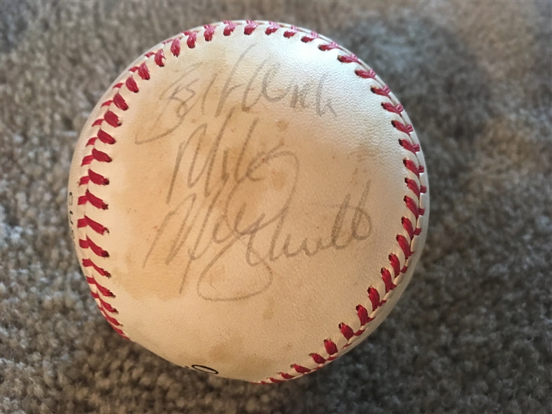 MIKE SCHMIDT SIGNED OL BALL To Mike