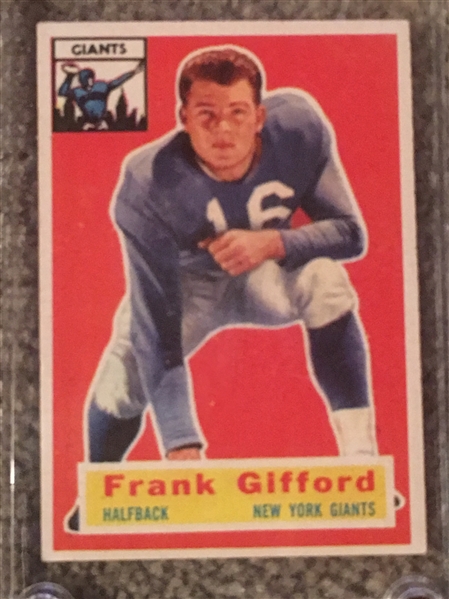 FRANK GIFFORD 1956 TOPPS $53 $15-$30 on eBay
