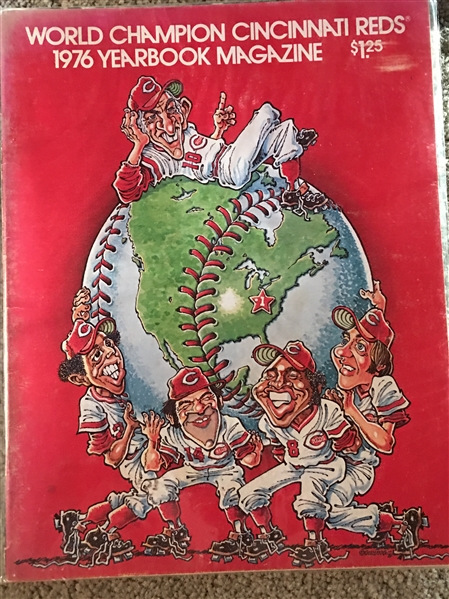 CINCINNATI REDS 1976 WORLD SERIES YEARBOOK