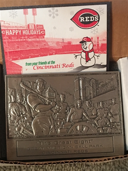 Never Seen One ~ "Big Red Machine GREAT 8" PEWTER w REDS CARD 
