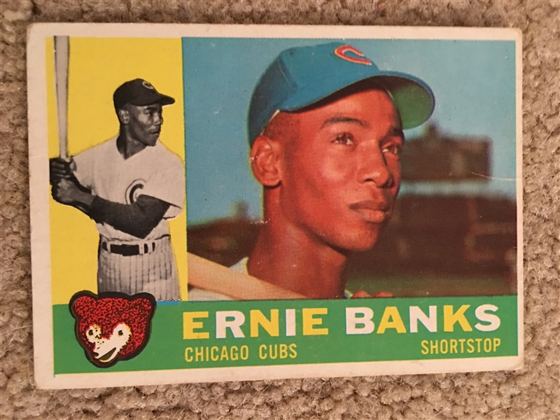 ERNIE BANKS 1960 TOPPS #10 Mr Cub