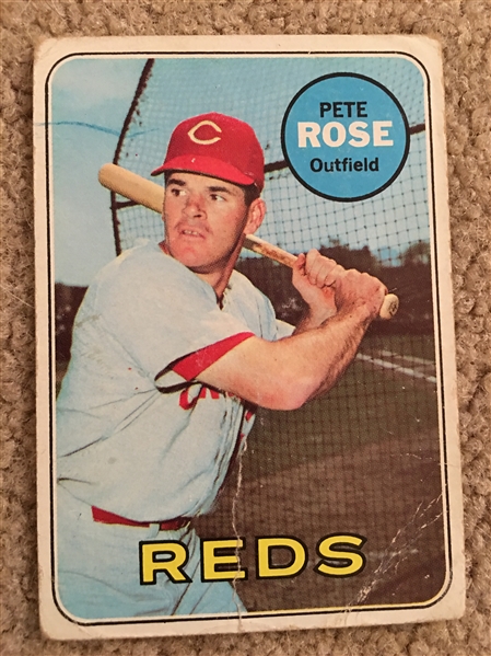 PETE ROSE 1969 TOPPS #120 (Cr) $50 -  $150.00 WoW