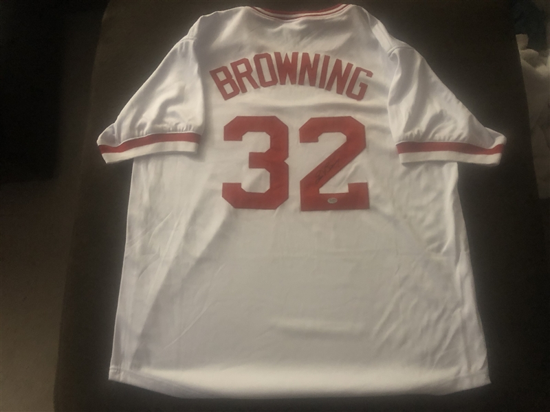TOM BROWNING Signed Jersey w/ SGC STICKER
