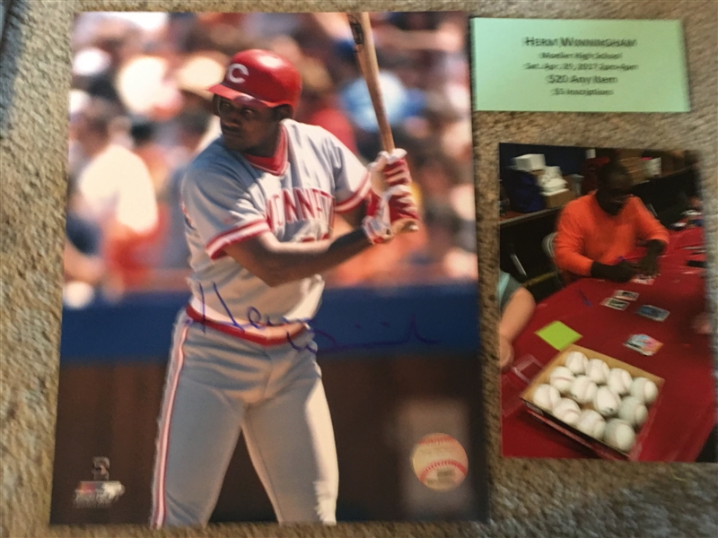 HERM WINNINGHAM MOELLER SIGNED 8x0 PHOTO with Proof PIC + TIX