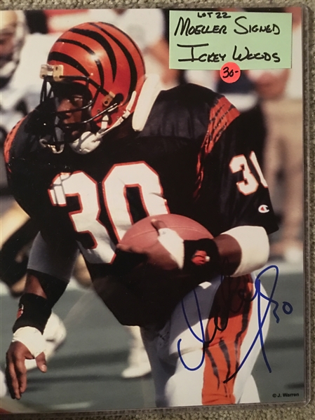 ICKEY WOODS MOELLER SIGNED 8X10 PHOTO
