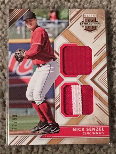 NICK SENZEL DUAL JERSEY QITH PATCH .. ROOKIE 22/99 MADE Beauty !!!!$$$