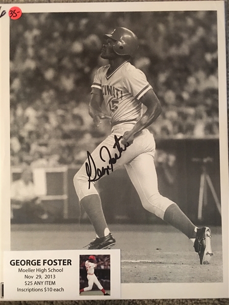 GEORGE FOSTER MOELLER SIGNED 8x10 PHOTO with SHOW TICKET
