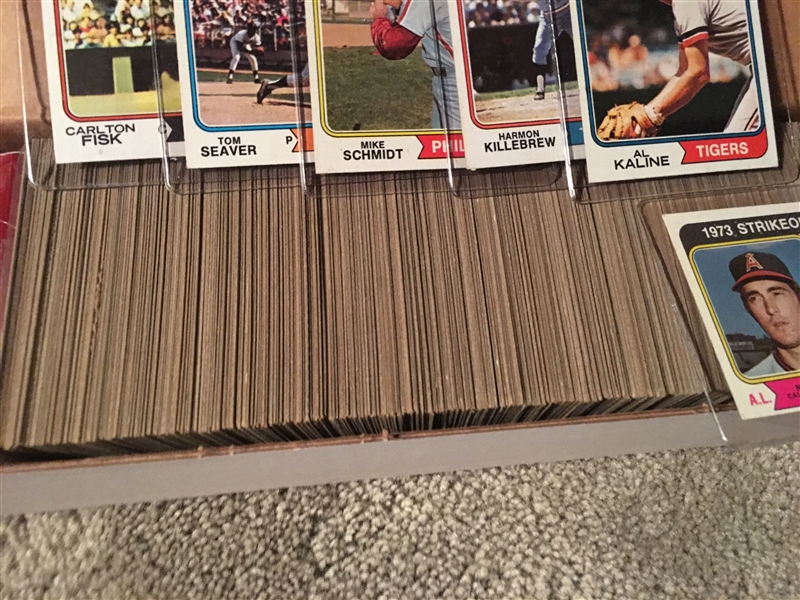 1974 TOPPS BASEBALL NEAR / PARTIAL SET Nice Condition READ !! Easy to fill at Moeller