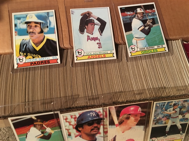 1979 TOPPS BASEBALL PARTIAL / NEAR SET Beauties !! READ !! With OZZIE SMITH ROOKIE !! 