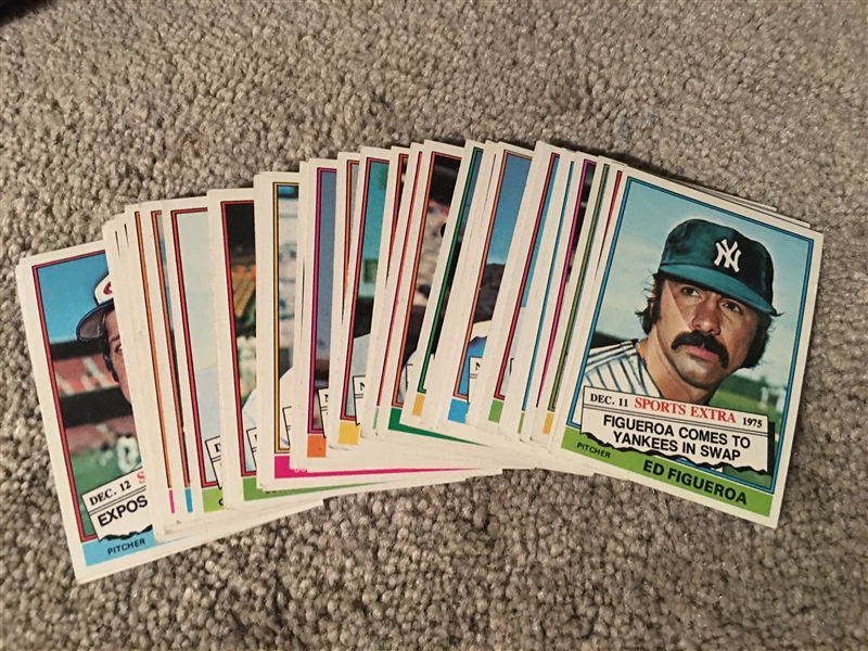 1976 TOPPS BASEBALL "TRADED" SET Missin 1 or 2 Fill it at Moeller Cheap While Youre There