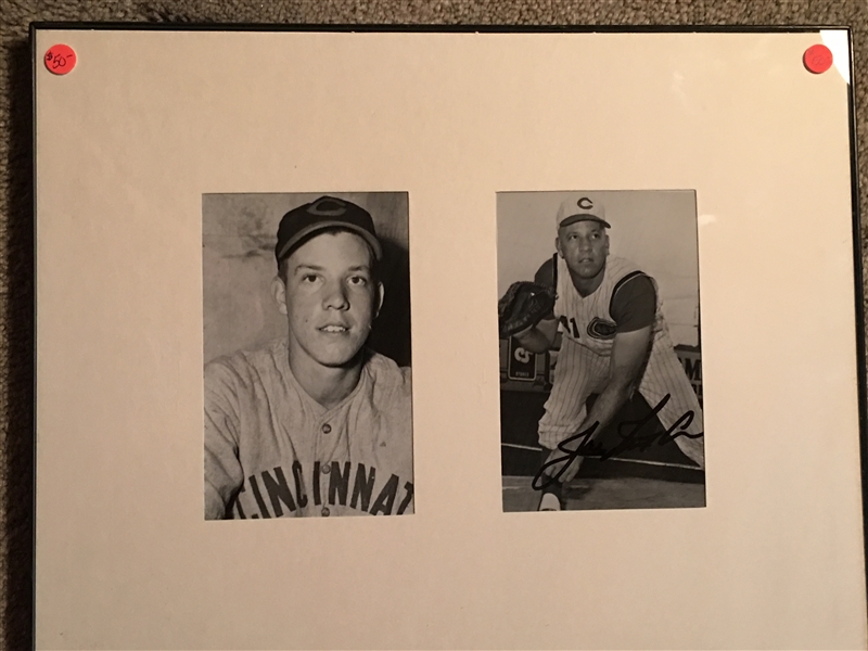 2 NUXHALL PHOTOS IN DISPLAY --- ONE IS SIGNED !!!  THE OLE LEFTHANDER 