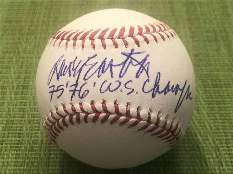 RAWLY EASTWICK Moeller Signed & Inscribed MLB Ball