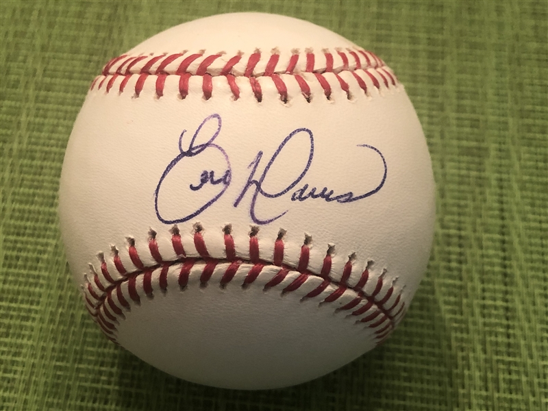 ERIC DAVIS Moeller Signed MLB Ball