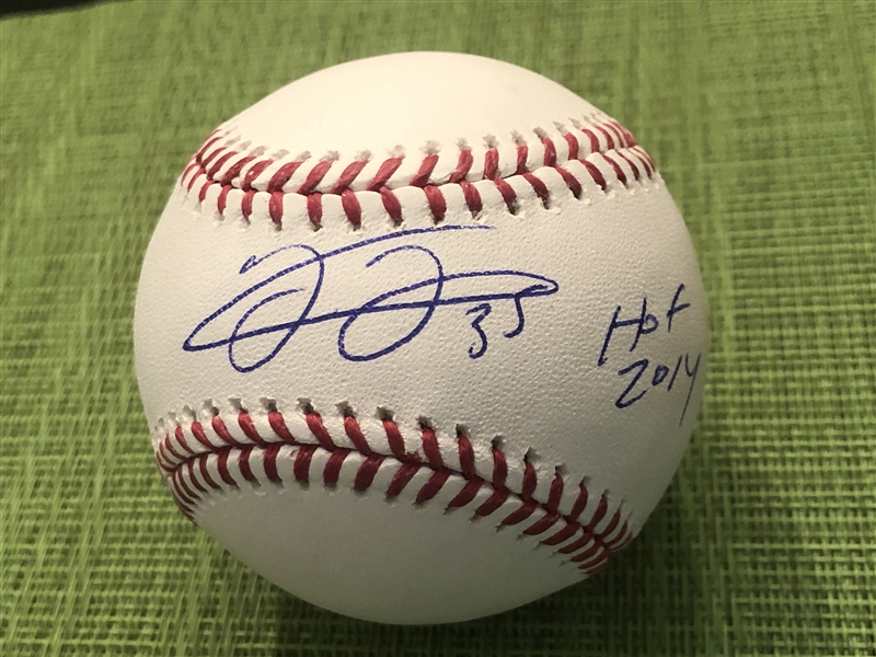 FRANK THOMAS HOF Signed & Inscribed MLB Ball JSA Sticker