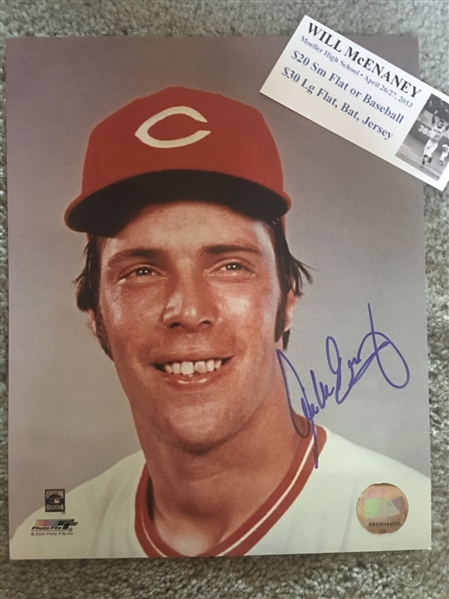 WILL McENANNEY MOELLER SIGNED 8x10 PHOTO WITH SHOW TICKET 